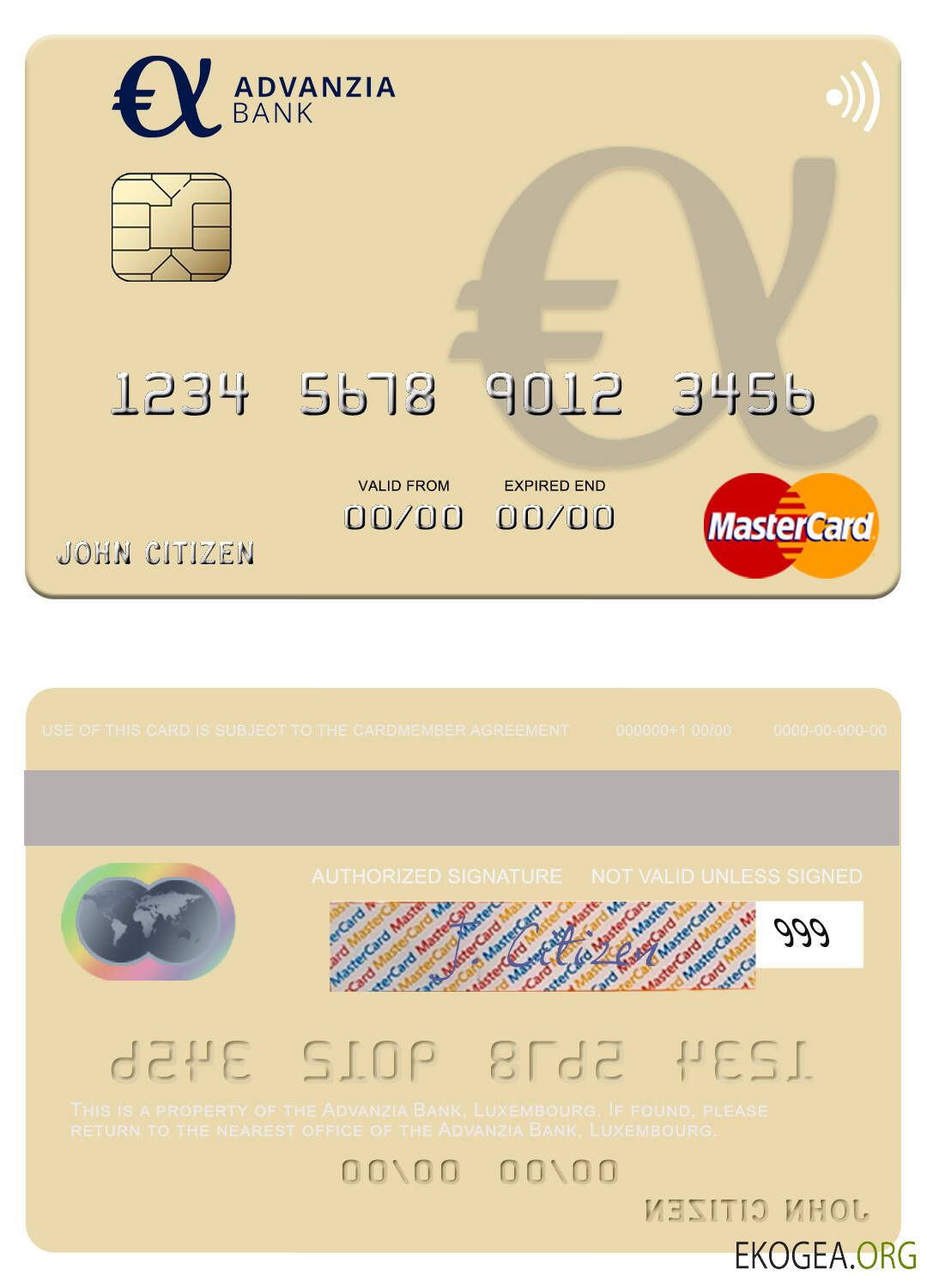 Carte Mastercard Luxembourg Advanzia Banque